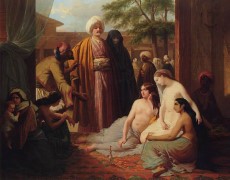 Francesco Gonin_1852_At the slave market.jpg